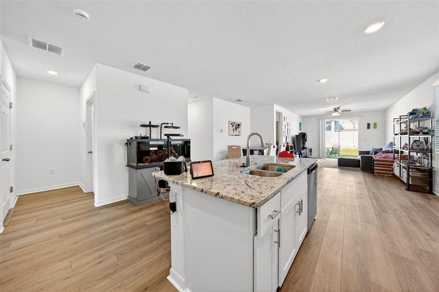 Furnished interior view inside a new home in Deer Run at Crosswinds, Davenport (Image 8).