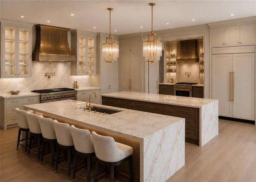 Furnished interior view inside a new home in , Alpharetta (Image 6).