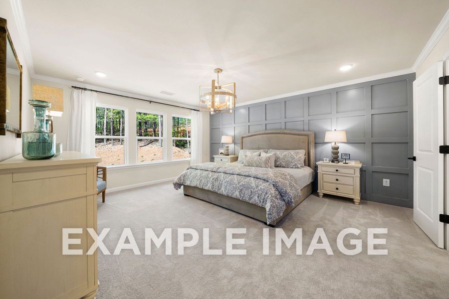 Representative furnished interior of a home built from the The Hickory B by Davidson Homes LLC in Cedar Farms, Winder (Image 28).