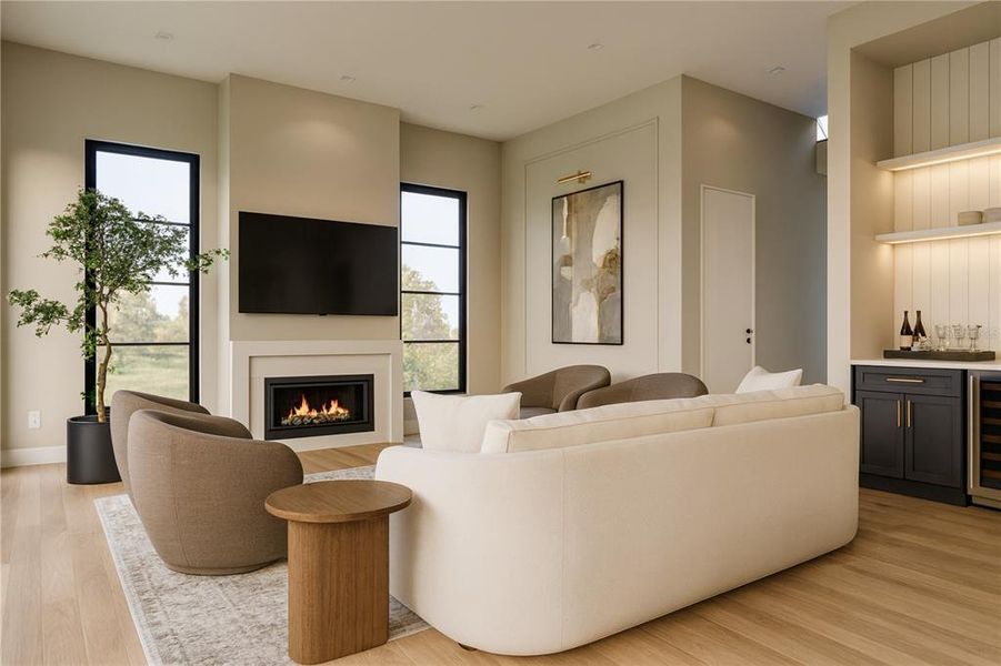 Furnished interior view inside a new home in , Winter Park (Image 7). Furnished interior view inside a new home in , Winter Park (Image 7).