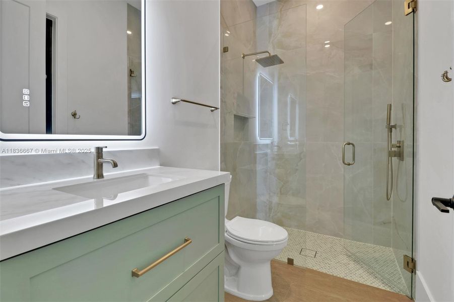 Furnished interior view inside a new home in , Naples (Image 28).