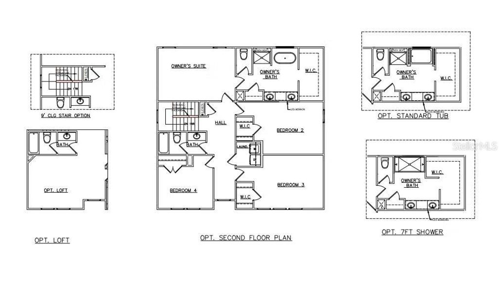 2D floor plan layout of this home in Crossvine Village, LaGrange, GA (Image 3).