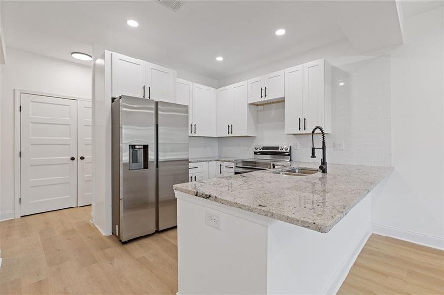 Furnished interior view inside a new home in , Atlanta (Image 6).