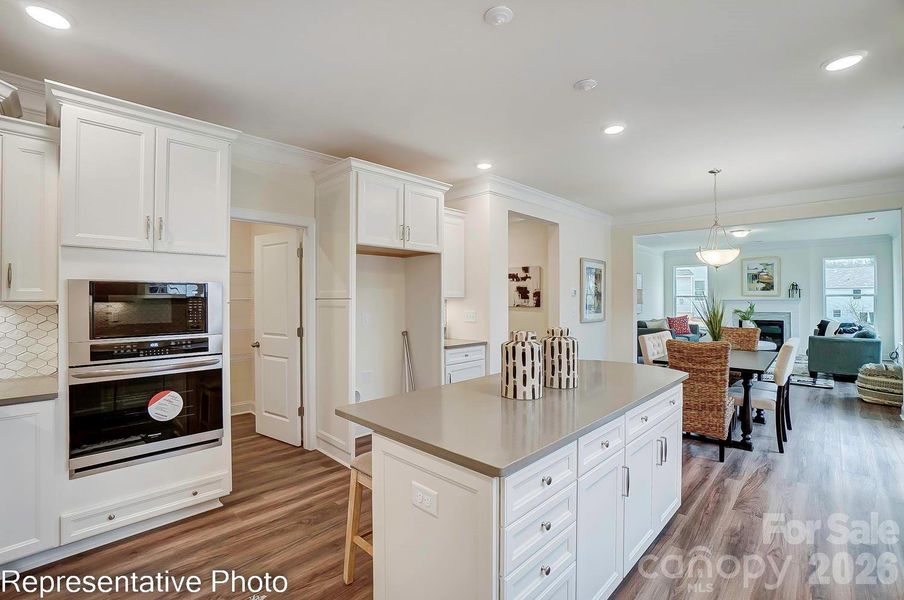 Furnished interior view inside a new home in Enclave at Riverdale, Huntersville (Image 14).