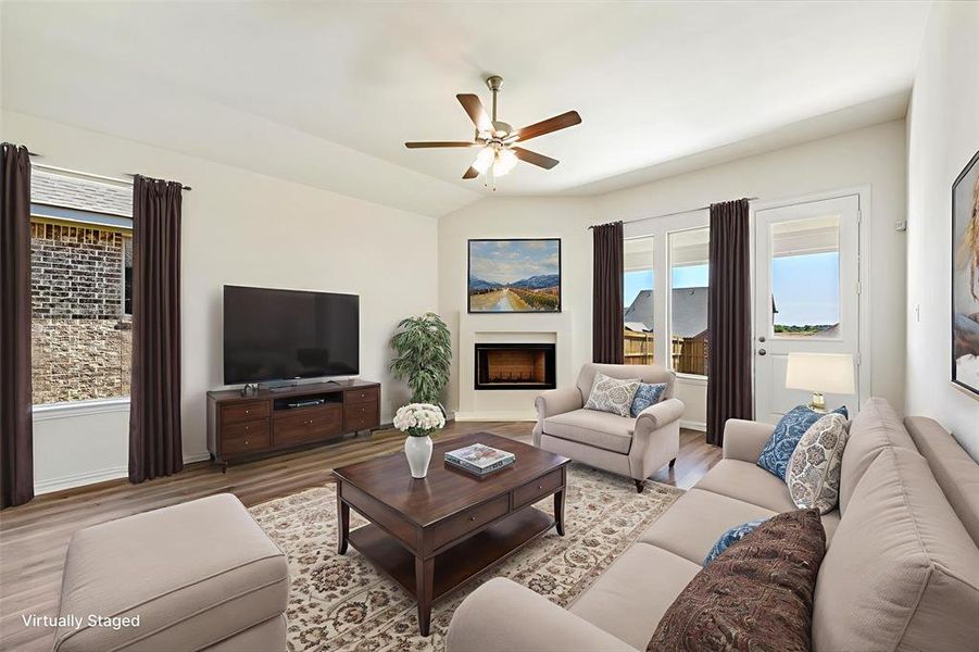Furnished interior view inside a new home in Liberty Pointe, Gainesville (Image 15). Furnished interior view inside a new home in Liberty Pointe, Gainesville (Image 15).