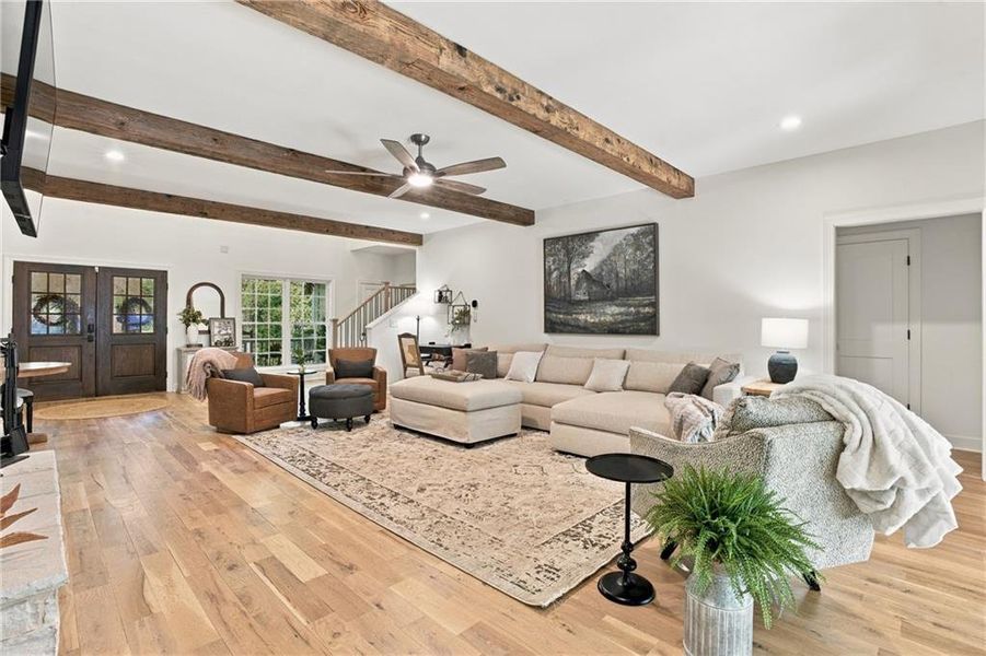 Furnished interior view inside a new home in , Auburn (Image 9).