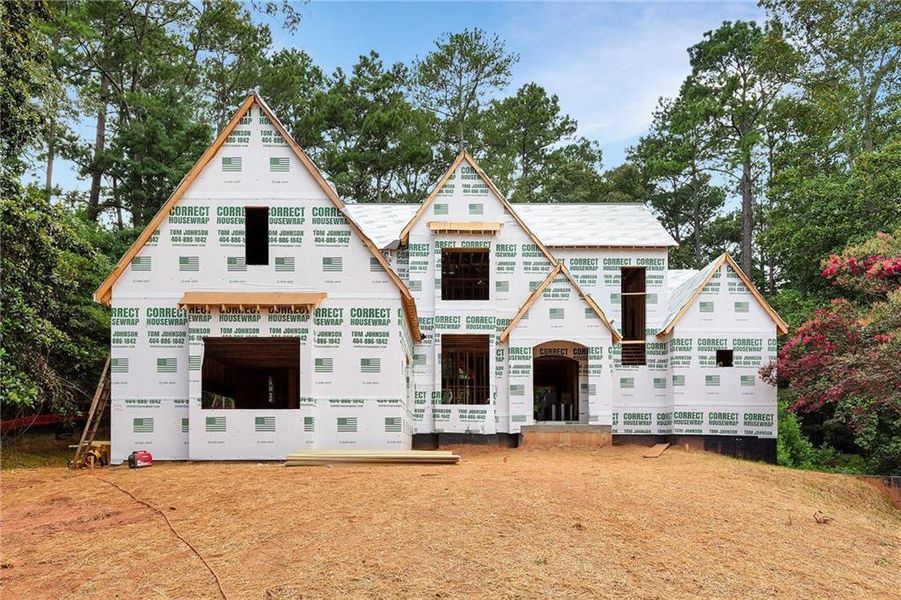 In-progress construction of a new home in , Atlanta, GA (Image 9).