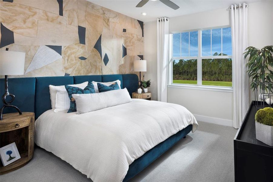 Furnished interior view inside a new home in Wellen Park, Venice (Image 5).