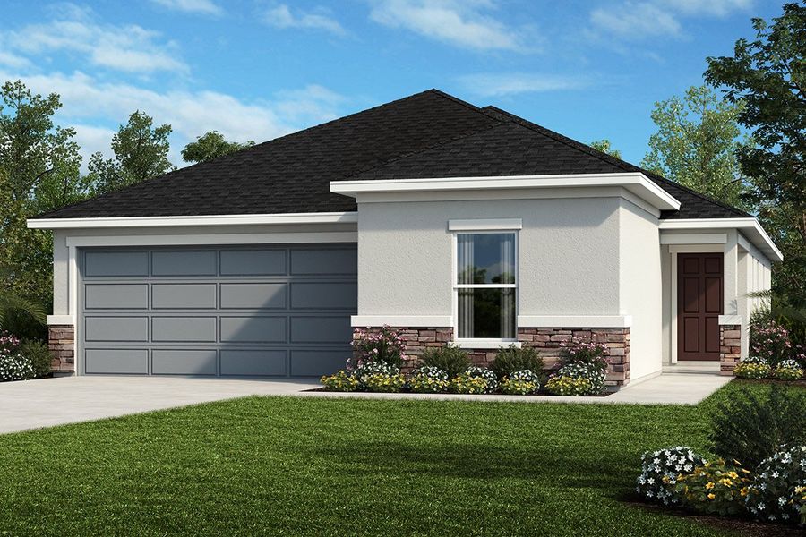 Exterior A with optional stone Exterior A with optional stone