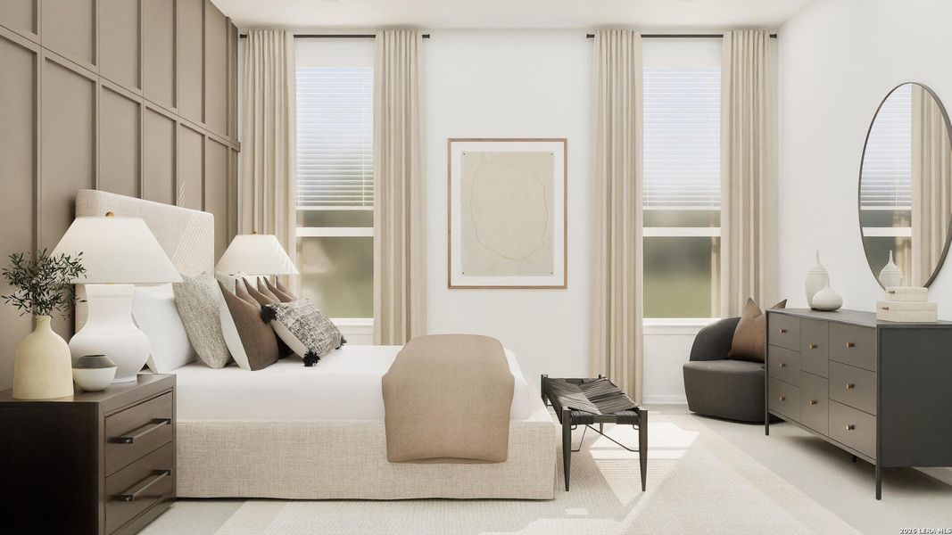 Furnished interior view inside a new home in Brookmill, San Antonio (Image 34). Furnished interior view inside a new home in Brookmill, San Antonio (Image 34).