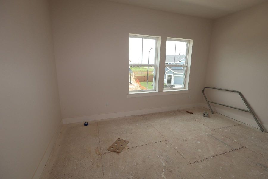 In-progress construction of a new home in Elyson - Grove Row Collection, Katy, TX (Image 11).