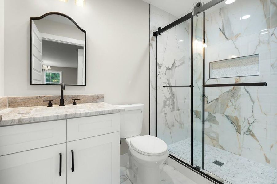 Furnished interior view inside a new home in , Calhoun (Image 8).