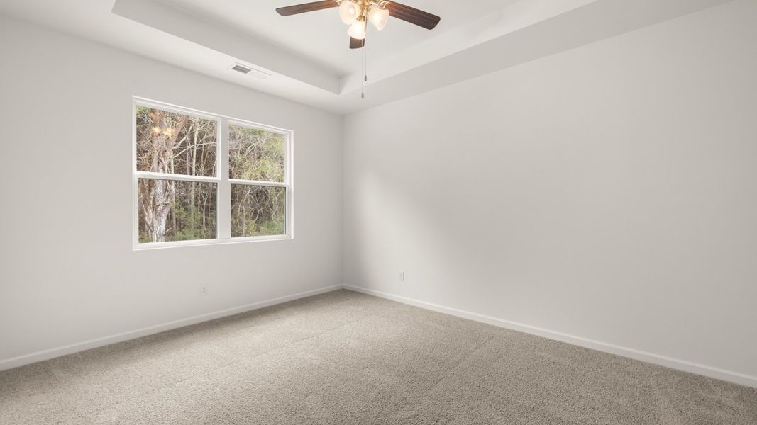 Representative unfurnished interior of a home built from the Cali by D.R. Horton in The Reserve at Calcutta, Stockbridge (Image 15).