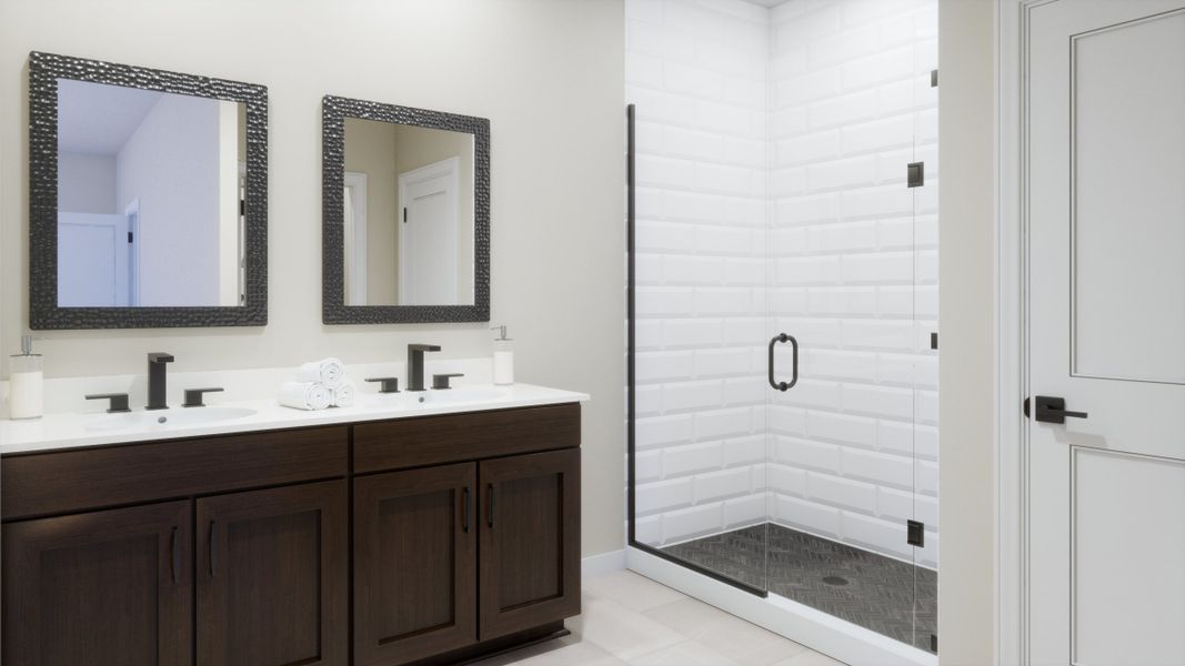 Representative furnished interior of a home built from the Firelight by Risewell Homes in Elara at Moonlight, Maricopa (Image 9).