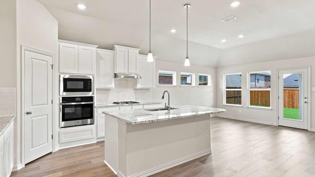 Furnished interior view inside a new home in Anna Ranch, Anna (Image 26).