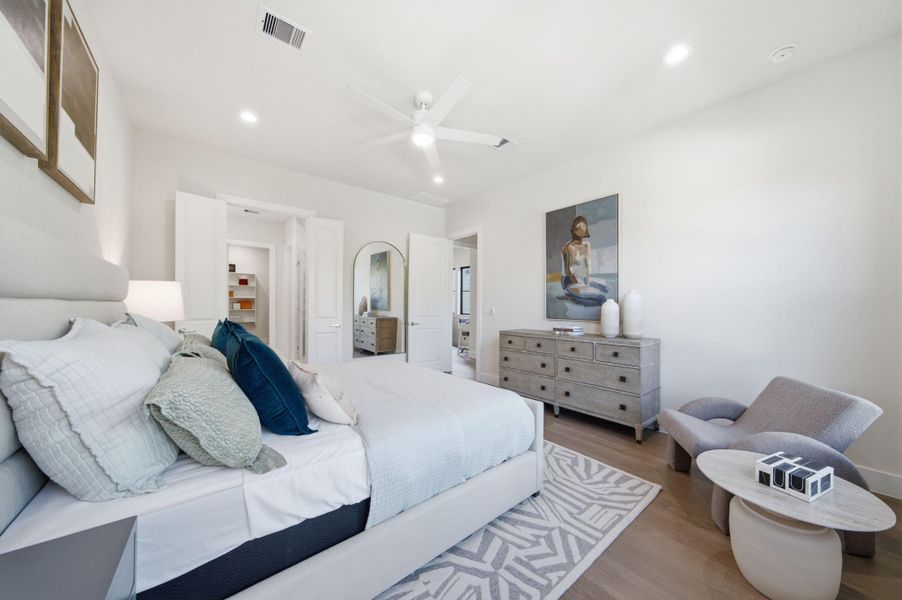 Furnished interior view inside a new home in Spring Valley Creek, Houston (Image 19).
