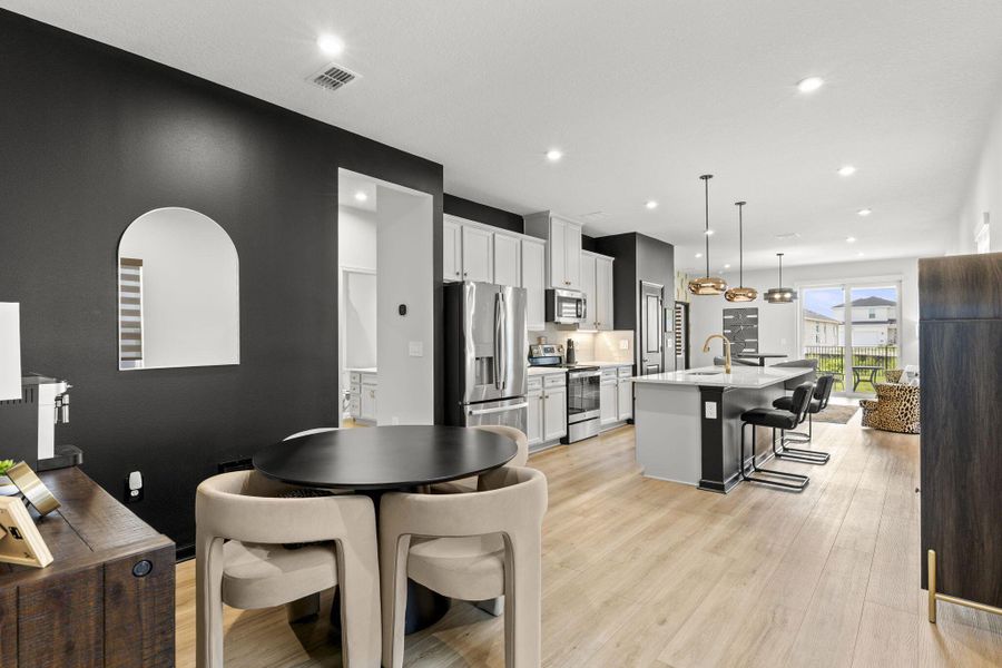 Furnished interior view inside a new home in , Port St. Lucie (Image 28).