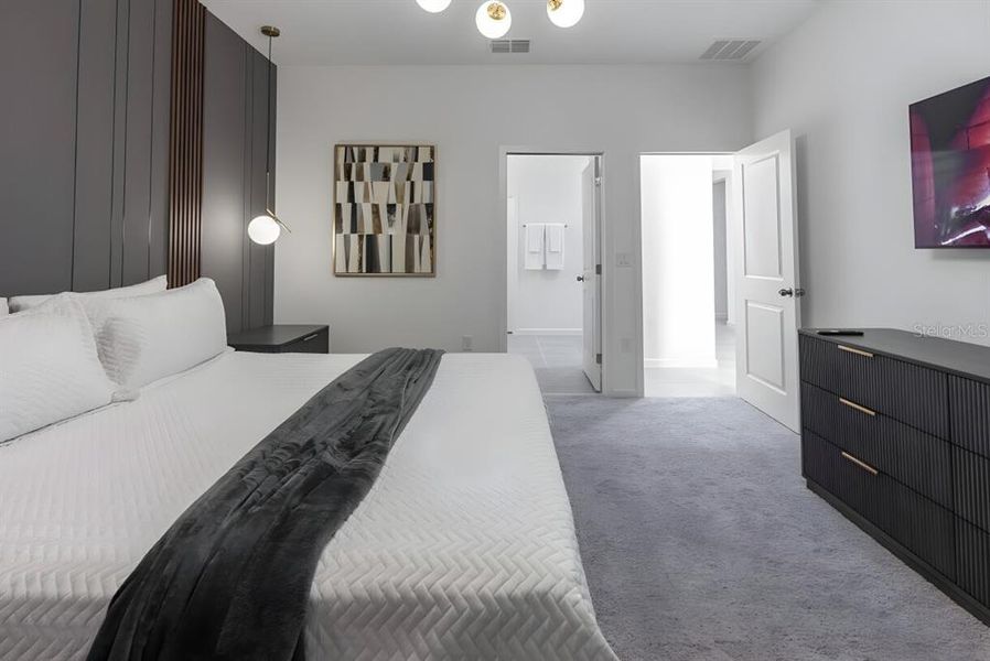 Furnished interior view inside a new home in , Davenport (Image 17).