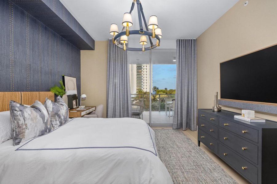 Furnished interior view inside a new home in , Boca Raton (Image 14).