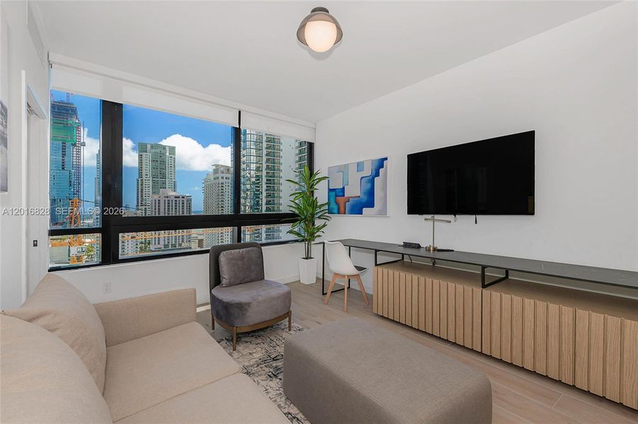 Furnished interior view inside a new home in , Miami (Image 27). Furnished interior view inside a new home in , Miami (Image 27).