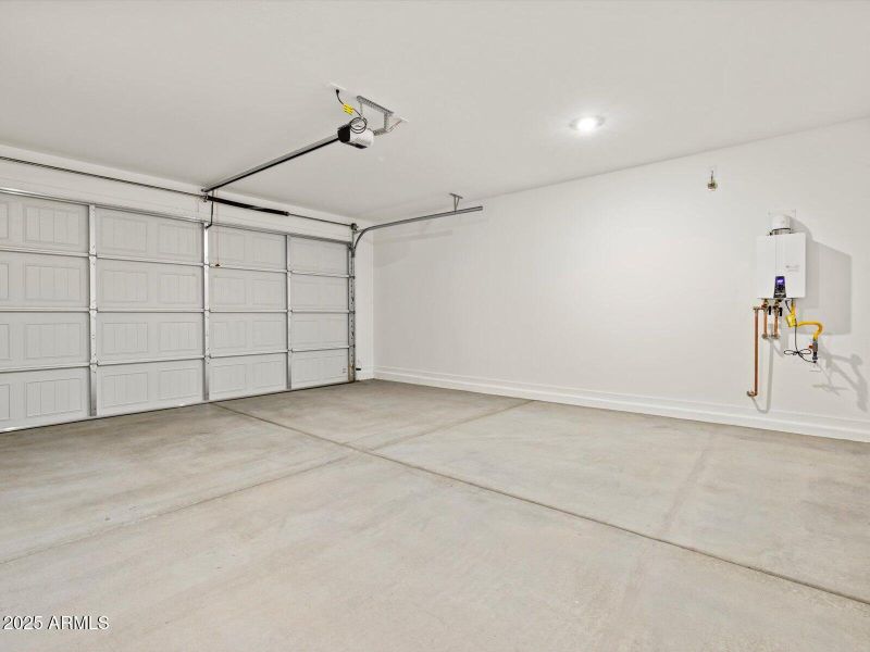 Garage with Tankless Water Heater Garage with Tankless Water Heater