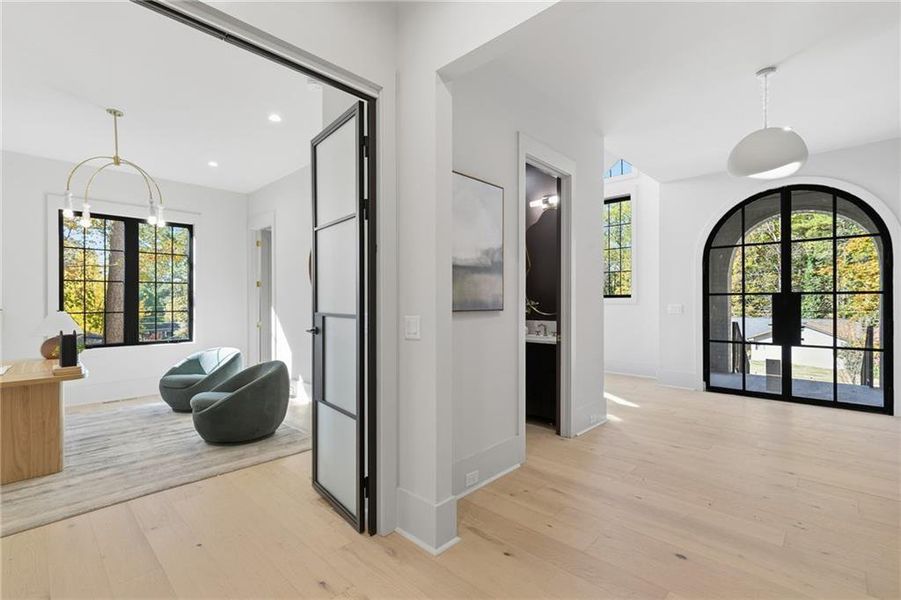 Furnished interior view inside a new home in , Atlanta (Image 13).
