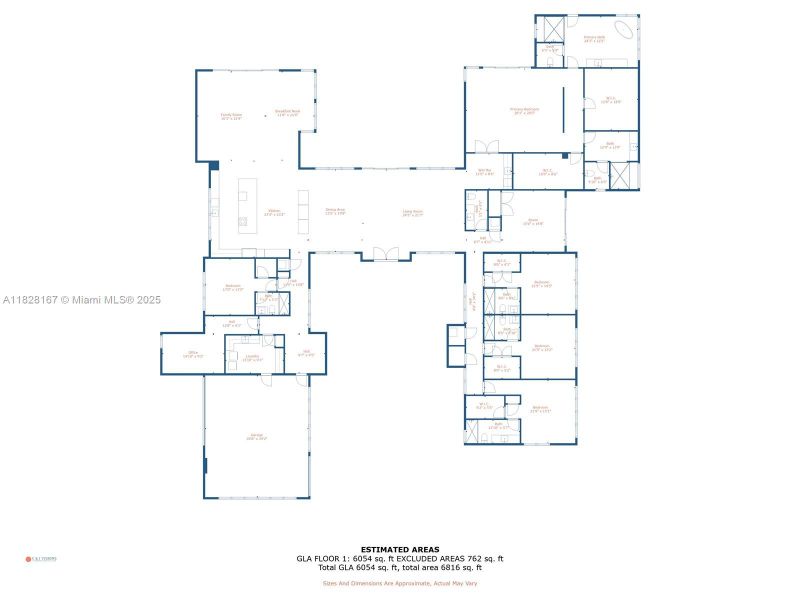 2D floor plan layout of this home in , Davie, FL (Image 5).