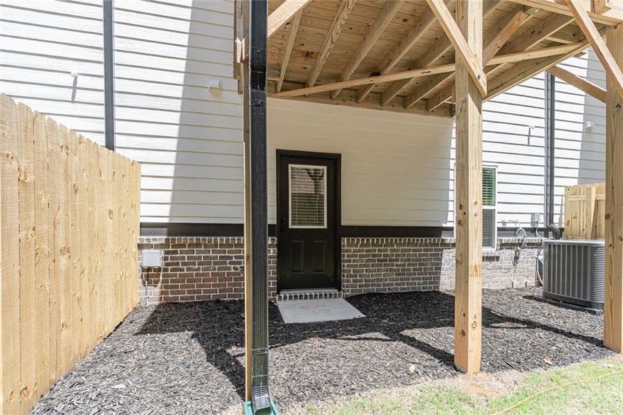 Exterior details and patio area of a home in , Tucker (Image 3).