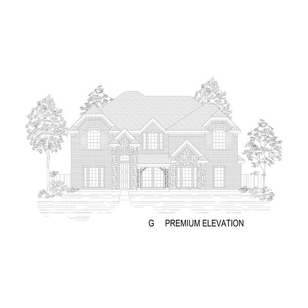 Representative rendering of the exterior for the Stonehaven 2FS by First Texas Homes (Image 16). Representative rendering of the exterior for the Stonehaven 2FS by First Texas Homes (Image 16).