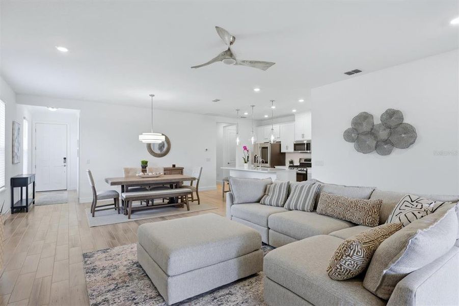 Furnished interior view inside a new home in , Palmetto (Image 34). Furnished interior view inside a new home in , Palmetto (Image 34).