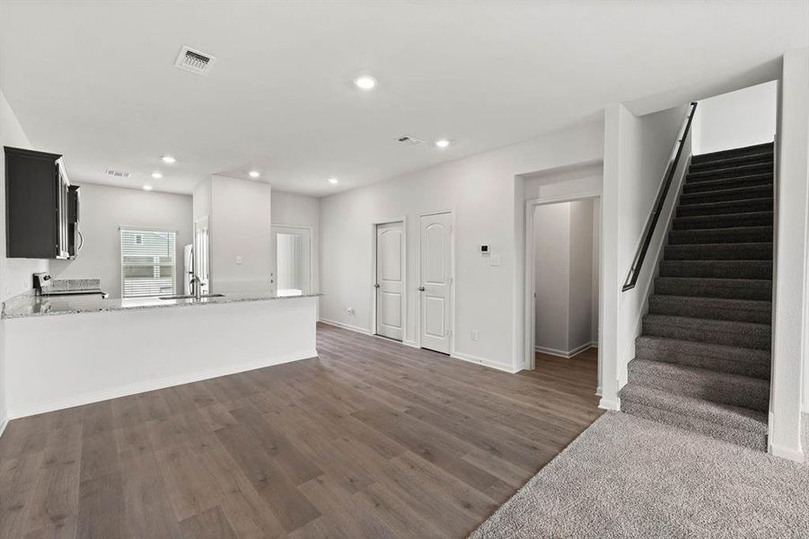 Furnished interior view inside a new home in Retreat at Fossil Creek, Fort Worth (Image 5).