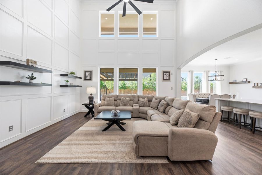 Furnished interior view inside a new home in , Cypress (Image 17).
