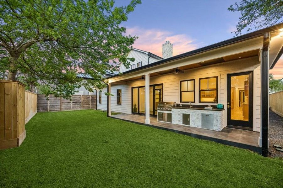 Exterior details and patio area of a home in , Houston (Image 22). Exterior details and patio area of a home in , Houston (Image 22).