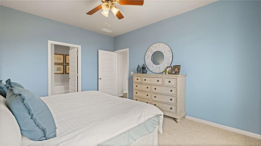 Furnished interior view inside a new home in Jackson Landing, Jefferson (Image 25).