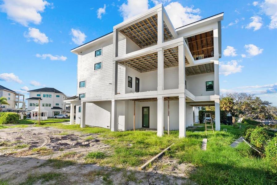Exterior details and patio area of a home in , Sarasota (Image 18).