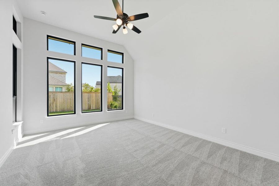Spacious, unfurnished interior of a new home in Bridgeland 50′, Cypress (Image 29).