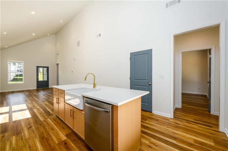 Furnished interior view inside a new home in , Atlanta (Image 12).