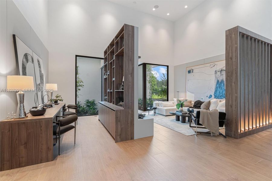 Furnished interior view inside a new home in , Davie (Image 8).