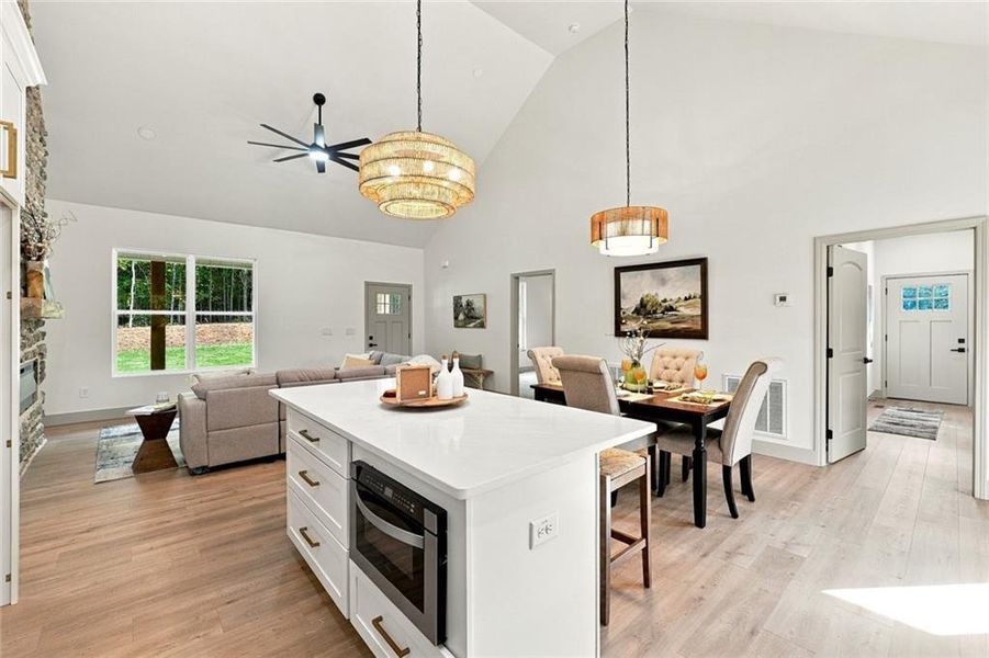 Furnished interior view inside a new home in , Resaca (Image 15).