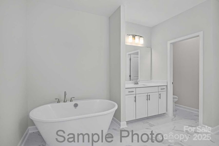 Furnished interior view inside a new home in Enclave at Belmont, Belmont (Image 5).