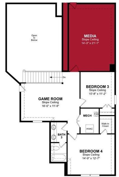 Beazer Homes The Villages at Hurricane Creek Kerrville floorplan.