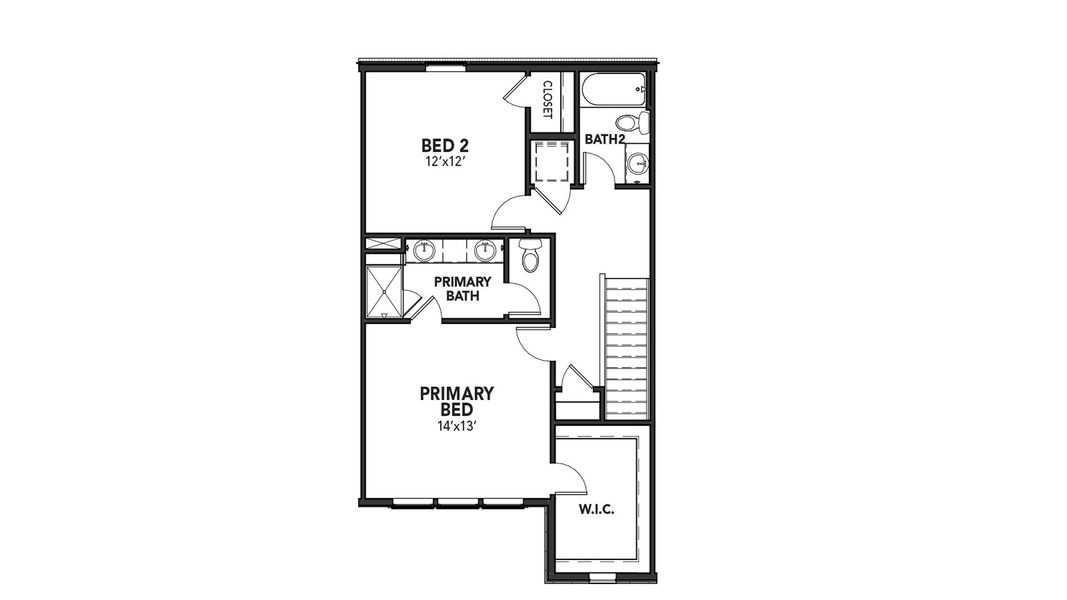 Furnished interior view inside a new home in Windler Townhomes, Aurora (Image 8).