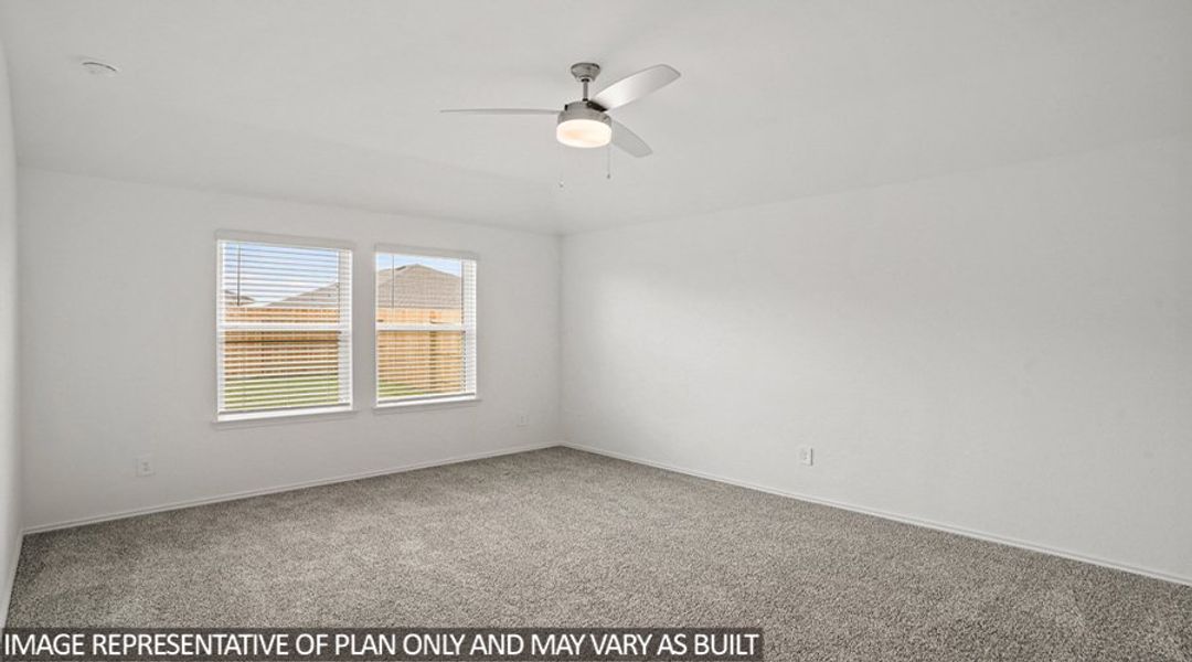 Representative unfurnished interior of a home built from the Texas Cali by D.R. Horton in Sunterra, Katy (Image 16).