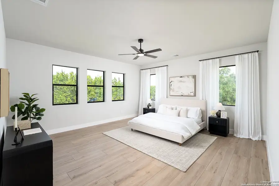 Furnished interior view inside a new home in , San Antonio (Image 12).