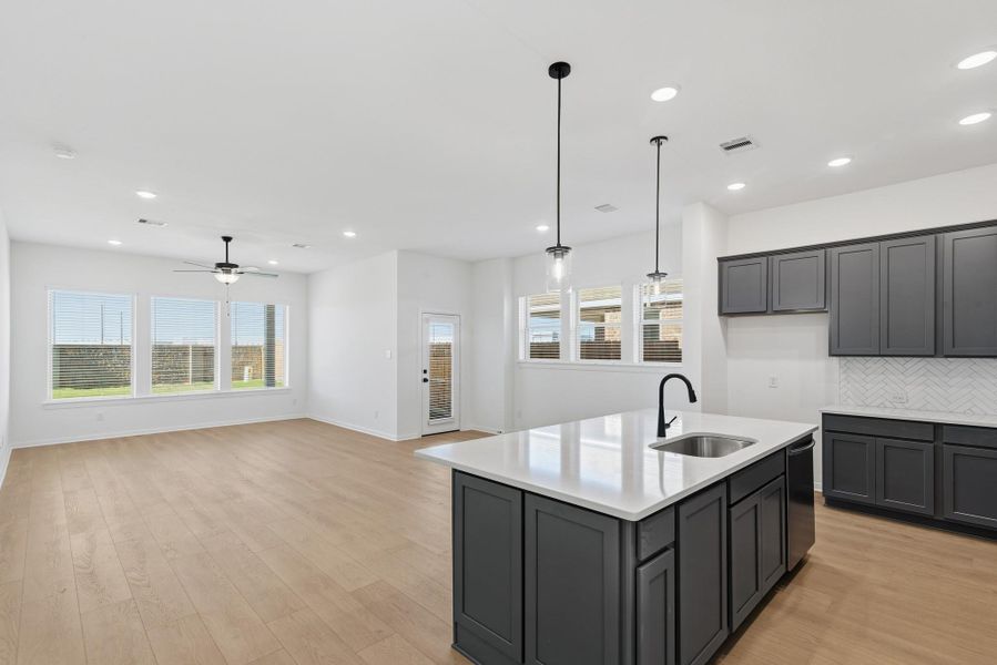 Furnished interior view inside a new home in Jordan Ranch 45' Homesites, Fulshear (Image 3).