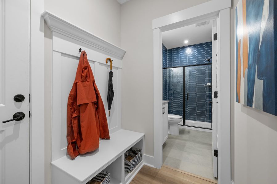 Representative furnished interior of a home built from the Lexington by Tri Pointe Homes in Elm Park, Raleigh (Image 29).
