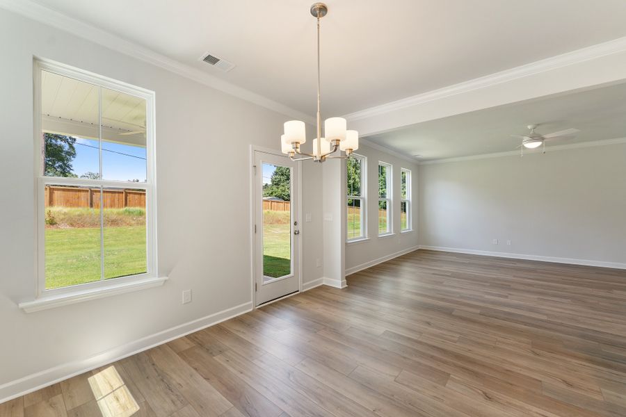 Spacious, unfurnished interior of a new home in Landmark Commons, Boiling Springs (Image 20). Spacious, unfurnished interior of a new home in Landmark Commons, Boiling Springs (Image 20).