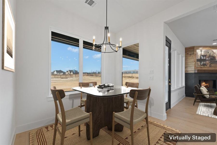 Furnished interior view inside a new home in , Azle (Image 16).