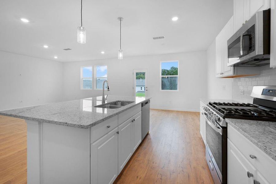 Furnished interior view inside a new home in Windance Lake, Loganville (Image 4).