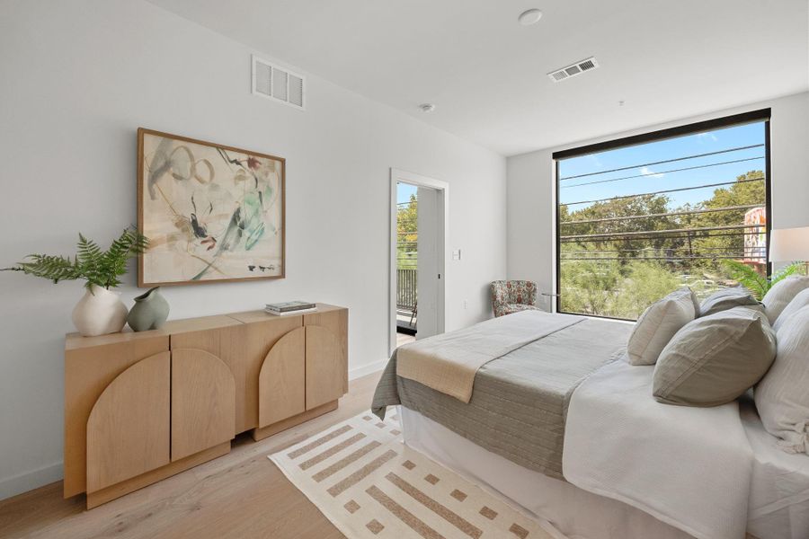Furnished interior view inside a new home in , Austin (Image 18).